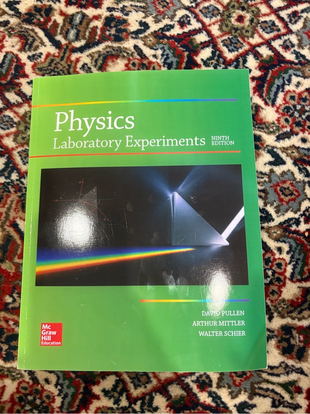 Physics Laboratory Experiments Textbook - Green Cover